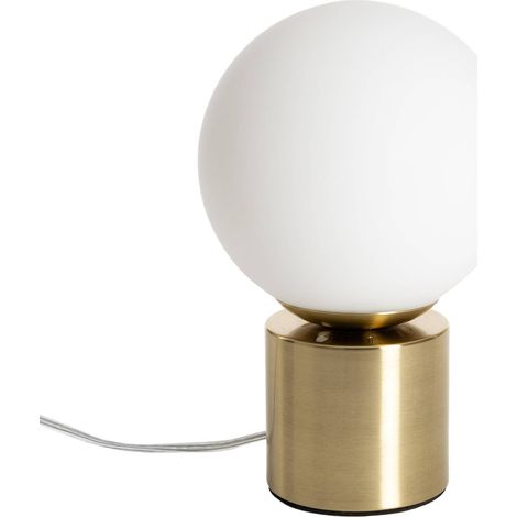 sweeek - Tischlampe aus Metall und Glas H 25 cm (1/5)