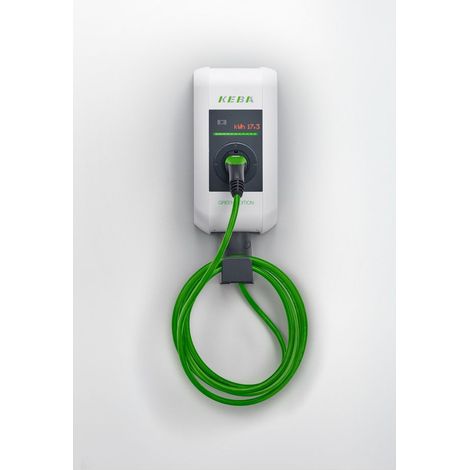 Keba Wallbox KeContact P30 x-series, 22kW, 6m Typ 2 Kabel, RFID, WLAN, LTE, Eichrechtskonform, 124989