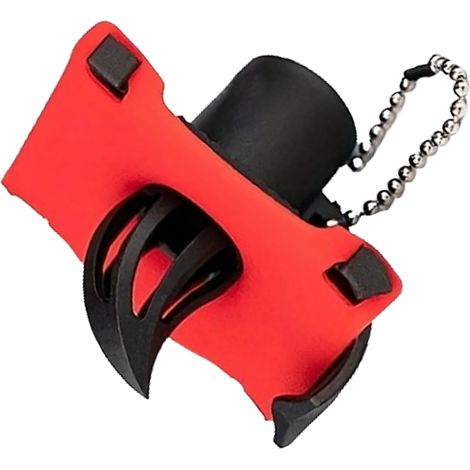 Ouvre-canette portable multifonctionnel et innovant, porte-clés, orange, idéal pour les fêtes et les bars. (1/5)