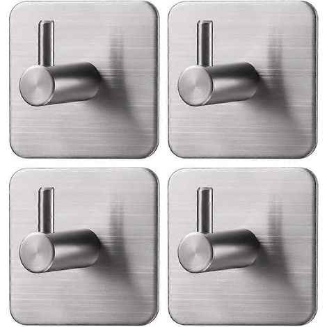 Selbstklebende Haken, Wandhaken für Handtücher, stabile Haken zum Aufhängen von Handtüchern, ideal für Badezimmer, Dusche und Küche.