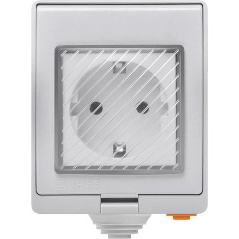 Prise connectée extérieure Sonoff S55, sans fil, IP55, compatible iOS/Android, Amazon Alexa/Google Assistant (1/2)