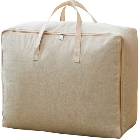 Rangement Sous Lit Pliable Closet Organizer Sac de Rangement pour Couette Imperméable avec Poignées Renforcées pour Édredons Couvertures Oreillers (1/5)