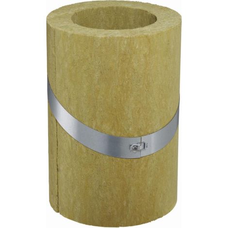 Coquille isolante Coqisol rampant - Pente 71-100% - Ø conduit 150/tubage 100 POUJOULAT - 32150124