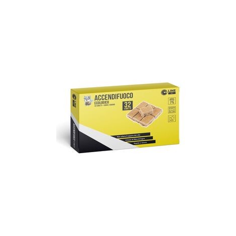 C ACCENDIFUOCO ECOLOGICO 32 CUBETTI 140 G- 34,0 confezione