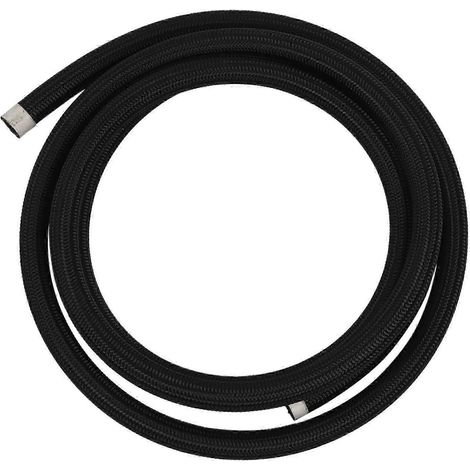 Tuyau tressé en nylon et acier inoxydable AN10 de 3 mètres + kit d'adaptateurs pour raccords AN10 - Huile/Carburant/Eau - JXLGV (1/5)