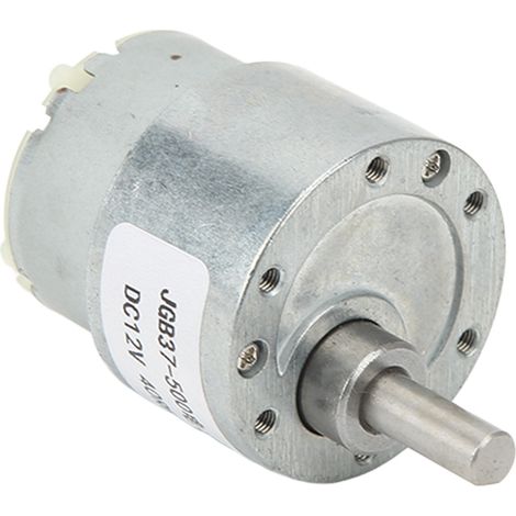 Moteur à engrenages JGB37-500, 12V CC, 40 tr/min, micro-moteur à couple élevé et vitesse réglable (1/5)