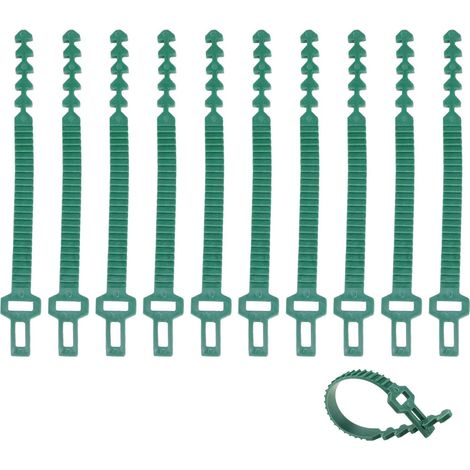10PCS Attaches pour Plantes Robustes, Attaches pour Arbres Ajustables, Attache‘s pour Plante‘s de Jardin pour Restaurer Les Branches, Les Vignes, Les Supports D'arbres (1/5)