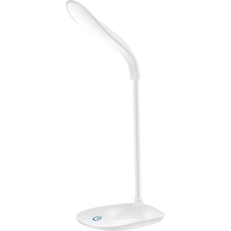 Wiederaufladbare, tragbare LED-Schreibtischlampe mit USB- und Netzladeanschluss, 360°-Schwenkfunktion, ideal zum Lesen für Schüler und Kinder, mit weichem, augenschonendem Licht und Touch-Bedienelemen (1/5)