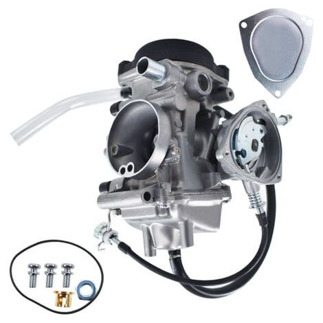 PD33J Carburateur Compatible avec Yamaha Kodiak 400 450 Big Bear 250 400 Wolverine 350 450 Grizzly 350 400 450 YFM350 YFM400 YFM450 YFM250 ATV (1/4)