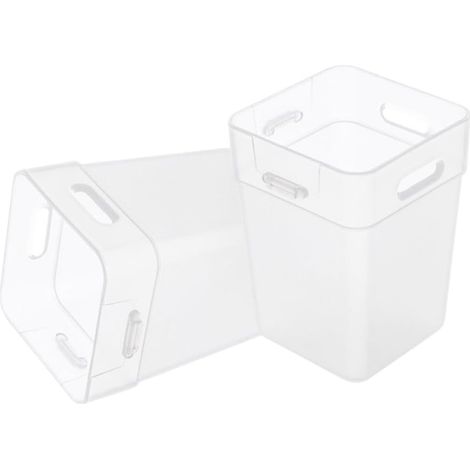 Lot de 2 boîtes de rangement transparentes pour (1/5)