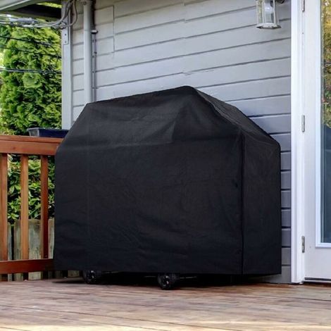 MINKUROW Wasserdichte Grillabdeckung Plane Grillabdeckung mit Aufbewahrungstasche für Anti-UV-Staubdicht Feuchtigkeitsfest (80 cm x 66 cm x 100 cm)