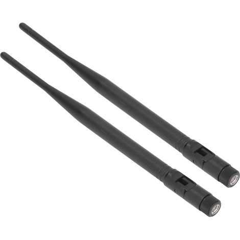 2 Pièces Antennes Pliantes Haute Performance en ABS avec Connecteur SMA Femelle pour Réseau WiFi