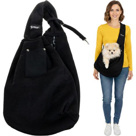 Sac en bandouillère de transport pour animaux de compagnie (1/5)