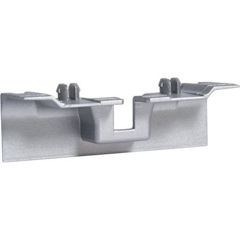 Pièce recouvrement support d'appareillage pour plinthe SL15100 alu (SL15100AFD1)