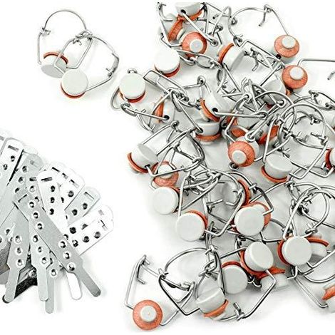 Duhalle Tapones de conservación blancos 7 cm altura pack 40