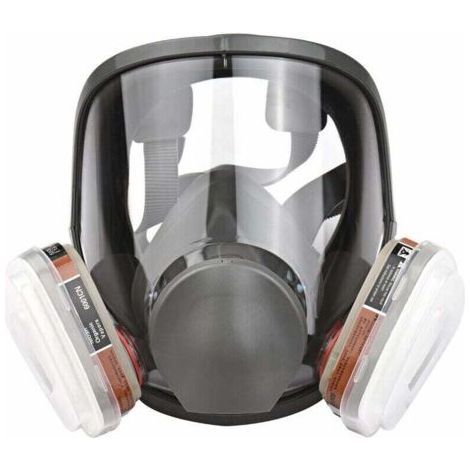 Respirateur intégral réutilisable 16 en 1 pour vapeurs organiques, idéal pour la peinture, le polissage, le soudage et autres protections professionnelles. (1/4)