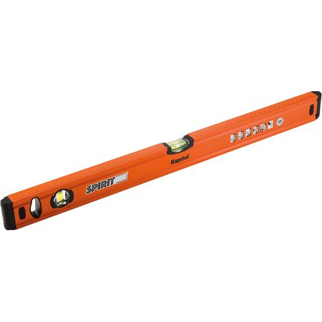 LIVELLA A BOLLA 80cm ALLUMINIO LIVELLO CARPENTIERI SPIRIT KAPRIOL