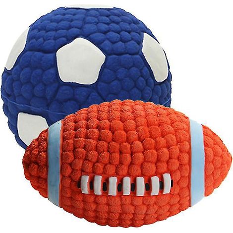 Lot de 2 jouets couineurs pour animaux