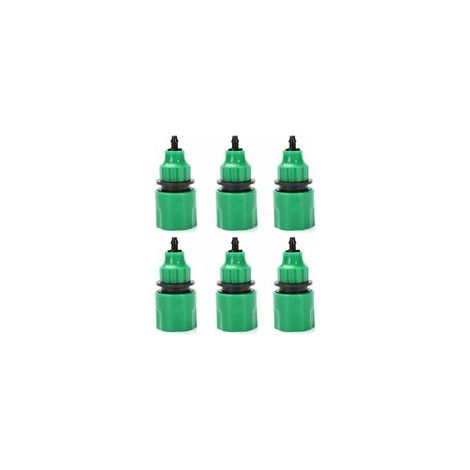 Tuyau arrosage un sens adaptateur robinet raccord irrigation, lot 6 (1/5)