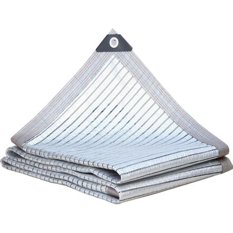 Rete ombreggiante, rete ombreggiante da giardino per tetto, tessuto ombreggiante traspirante, tendalino per serra, vela ombreggiante per esterni traspirante e resistente ai raggi UV (dimensioni: 2 m x (1/5)