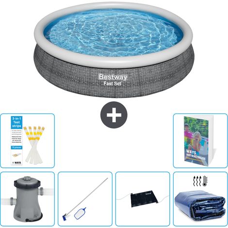 Bestway Piscina Bestway Fast Set Rotonda - 366x76 cm - 7-pezzi  S235