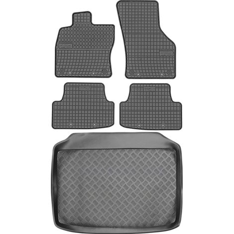 Set di tappetini in gomma per auto e tappetino per bagagliaio per Audi A3 8V Hatchback/Sportback dal 2012 al 2020. (1/5)