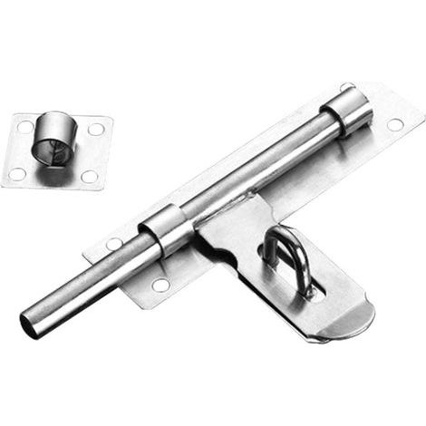 Door Latch, Door Lock, Door Bolt, Sliding Bolt, Stainless Steel Gate Latch for Warehouse, Garage, Barn, Gate, Yard, Door with Screws (1/3)