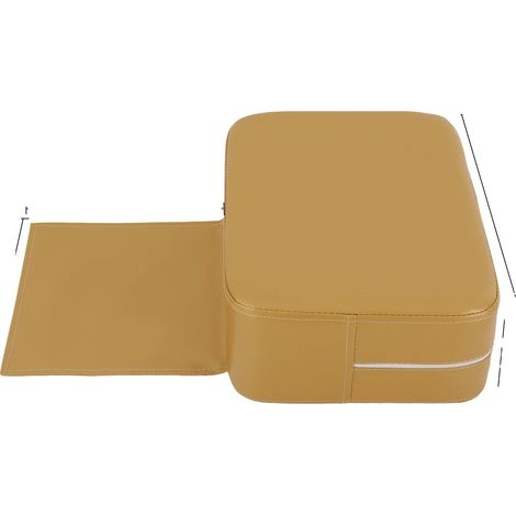 Cojín de asiento, cómodo, ligero, dorado. (1/2)
