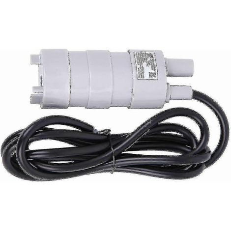 Une pompe submersible 12V compatible avec les toilettes C2, C200, CWE, CS et C402, avec un débit de 10 litres par minute.