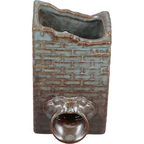 Keramischer Tischbrunnen Elegante Wasserfontäne Für (1/5)