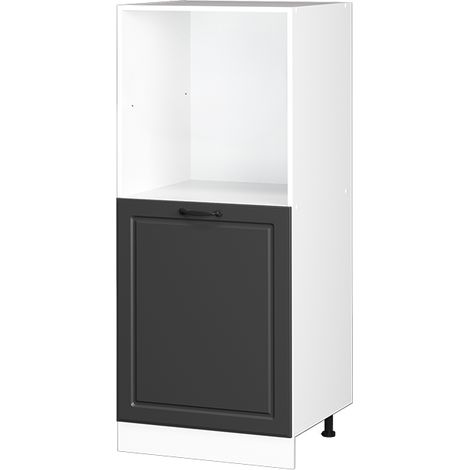 Herdumbauschrank R-Line, Anthrazit Landhaus, 60 cm, Vicco (1/5)