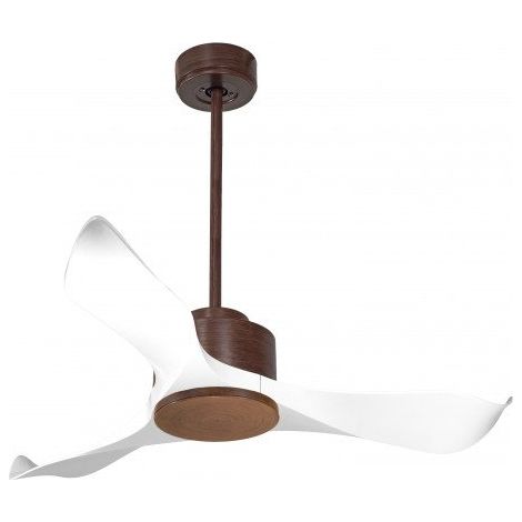 Modulo de KlassFan - Ventilateur de plafond DC sans Lumière Blanc et couleur Bois,thermostat idéal pour 15 à 25 m² (1/5)
