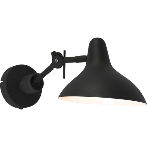 Anne Lighting - wandleuchte - Kasket - schwarz - metall - (1/5)