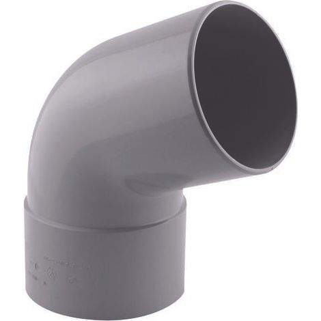 Coude PVC 67° male D 100mm (1/3)