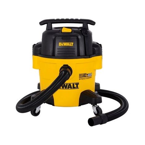 Dewalt – Aspirateur eau et poussière 23L silencieux – 800W – Dépression 19 kPa – Pour nettoyage sec et humide – Compact et facile à transporter (1/6)