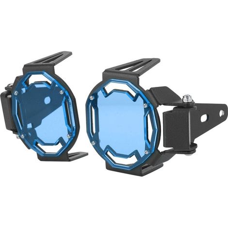 Vis de protection pour feu antibrouillard de moto , couvercle de protection pour lampe LED, compatible avec R1200GS/R1250GS Adventure LC, etc. (bleu) (1/5)