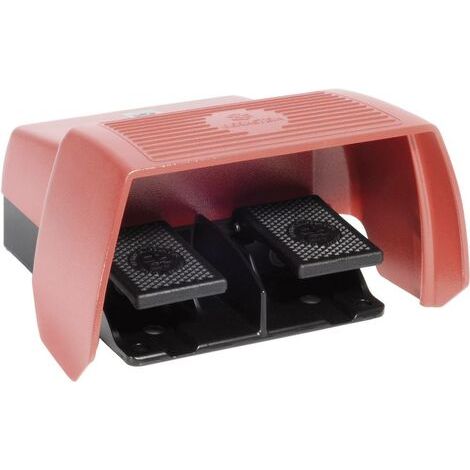BERNSTEIN F2-U1Z/U1Z UN Interrupteur à pédale 240 V/AC 10 A 2 pédales avec capot de protection 2 NO (T), 2 NF (R) IP65 (1/2)