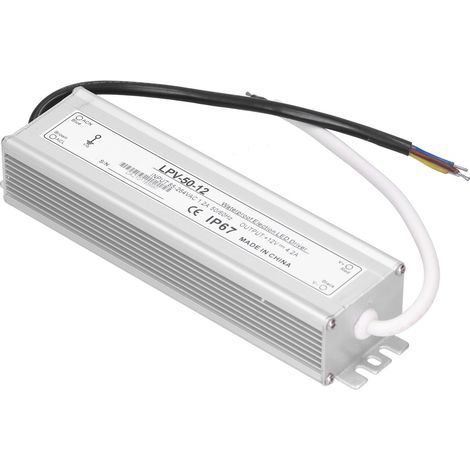 BERM LED-Treiber Elektronisches 50W Wasserdichtes Netzteil Transformator Adapter LPV‑50‑12 DC12V (1/5)