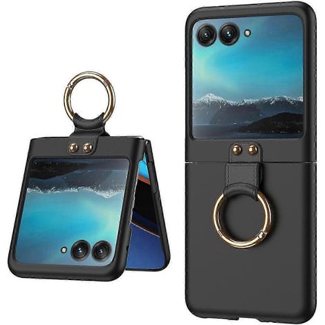 Étui de téléphone GKK ultra-fin avec anneau de maintien en polycarbonate pour Motorola Razr 40 Ultra (1/4)