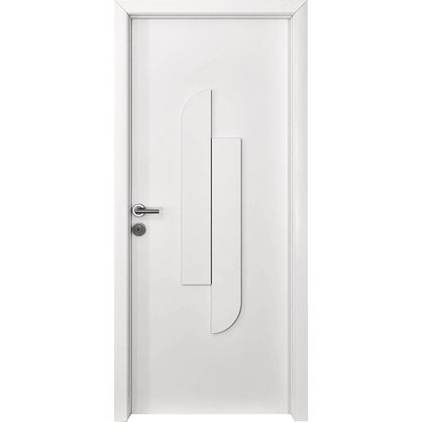 Kit déco porte LONGDECO Nordlinger Pro 2 pièces HDF 3 mm à peindre