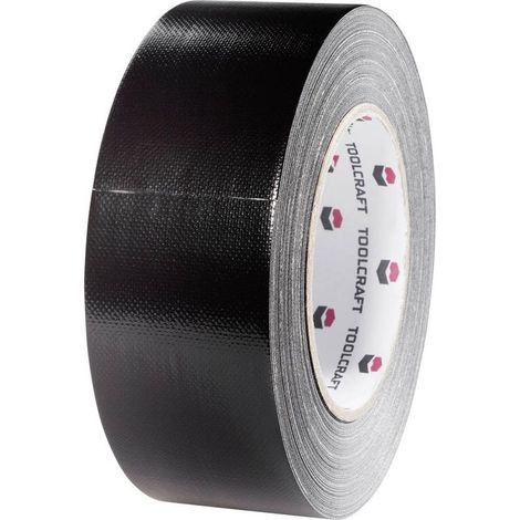 Toolcraft – Ruban adhésif toilé Gaffer 54B48L40SC noir – 40 m x 48 mm – Adhésif thermofusible pour chantiers humides – 1 pc(s) (1/5)