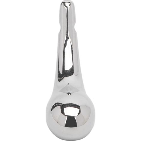 Baguette de massage oculaire argentée en alliage de zinc, outil de massage ergonomique pour crème contour des yeux anti-rides (1/5)