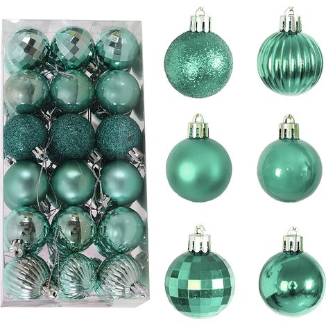 Bal suspendu vert clair pour l'arbre de noël décoration polyvalente attrapant les yeux pour les mariages de vacances, pour les fêtes et événements (1/5)