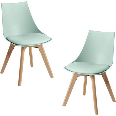 Packs Sillas Comedor - Pack 2 Sillas Blok - Celadón (1/5)