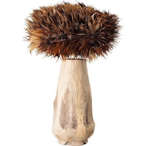 Lampe Ghedas ethnique en teck - Teck vieilli marron ethnique (1/3)