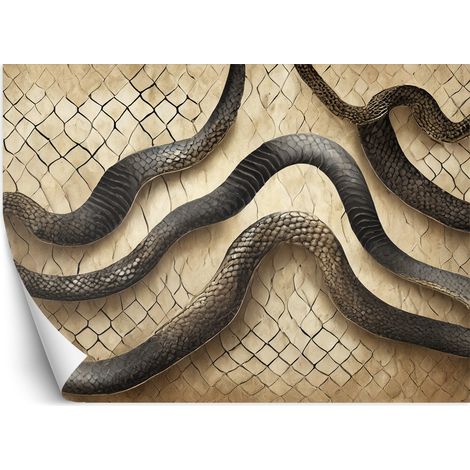Fototapete Schlangenhaut Textur Glamour 150x105 cm (1/5)
