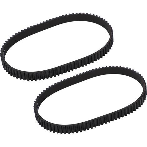 2 courroies de rechange en caoutchouc pour aspirateur Bissell ProHeat 2X Revolution Pet Pro (réf. 1611129).