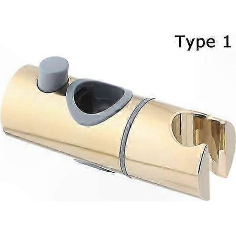 Support de barre de douche réglable et résistant pour le rangement des accessoires de salle de bain, style A (1/5)