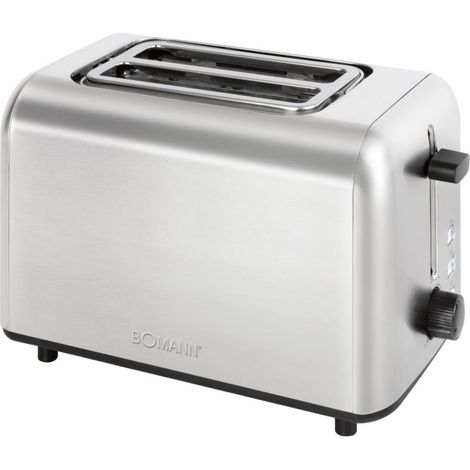 Grille-pain 2 fentes Acier inoxydable Bomann TA6080CB-Inox (1/5)