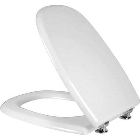 Copriwater compatibile per Tesi Ideal Standard bianco con cerniere regolabili (1/3)